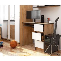 Masa de calculator Akord  A-6 Right (Craft Oak/White) Thumb