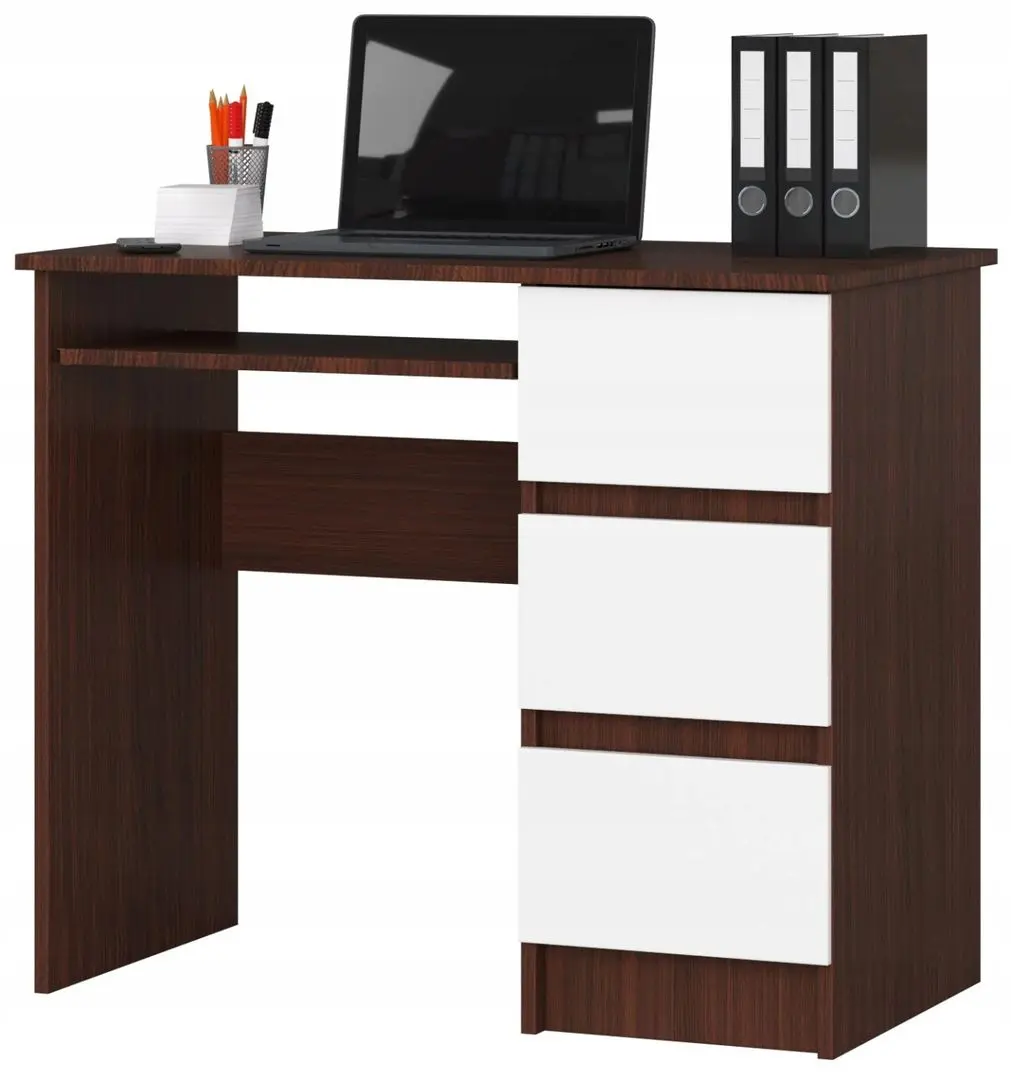 Masa de calculator Akord A-6 Right (Wenge/White)