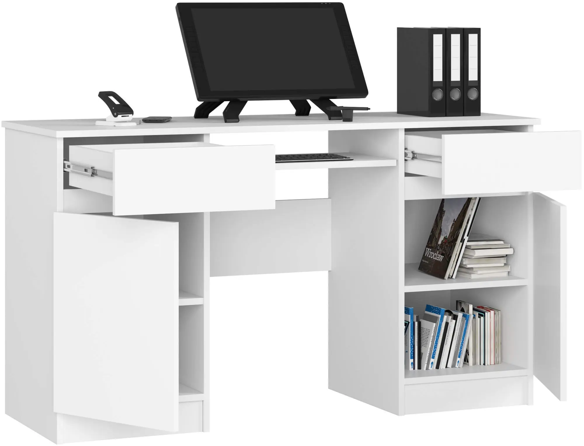 Masa pentru calculator Akord A5 135cm (White)