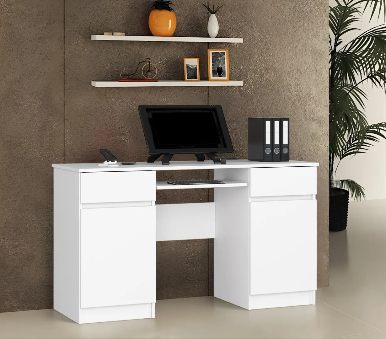 Masa pentru calculator Akord A5 135cm (White)