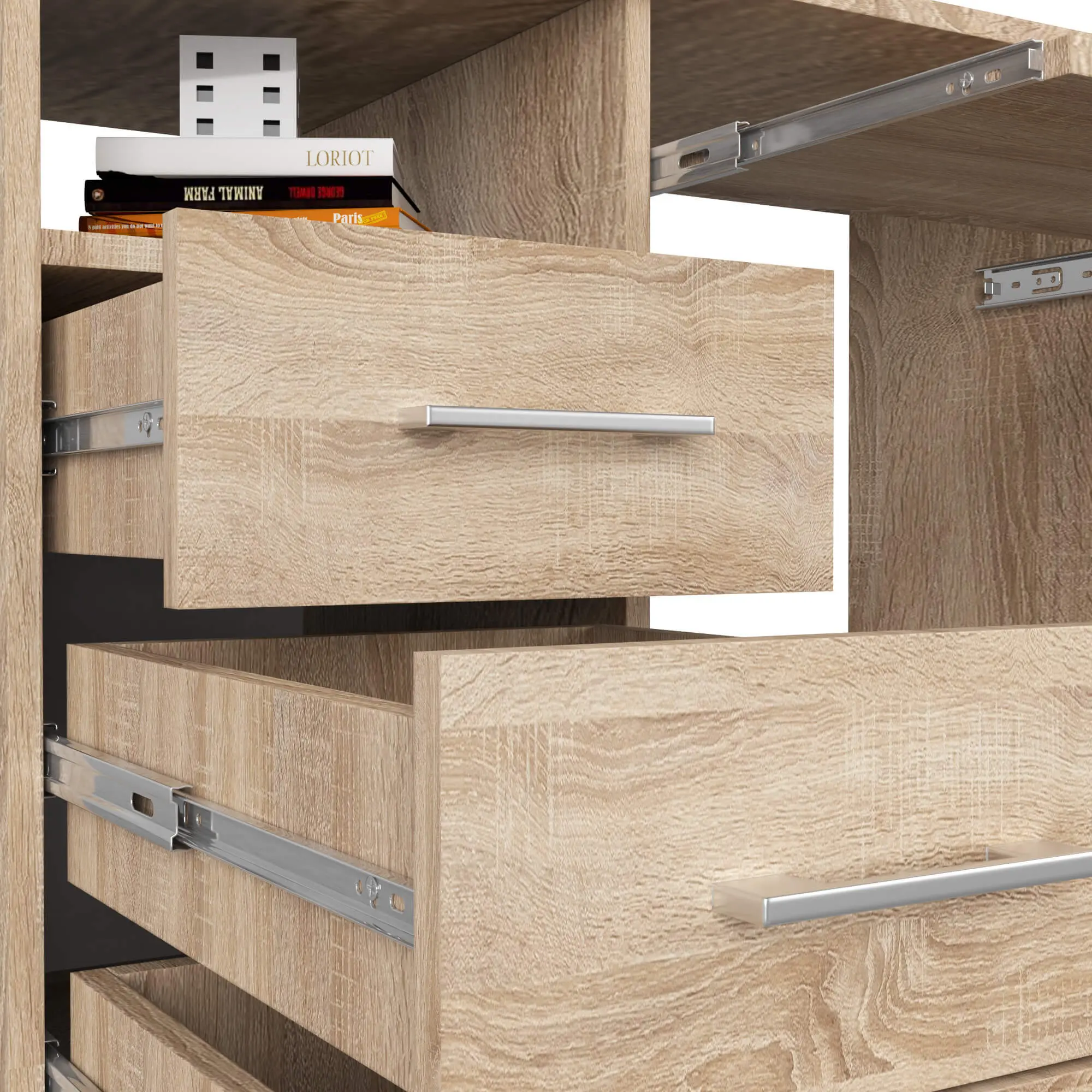 Masa pentru calculator Akord Ana 124cm (Sonoma Oak)