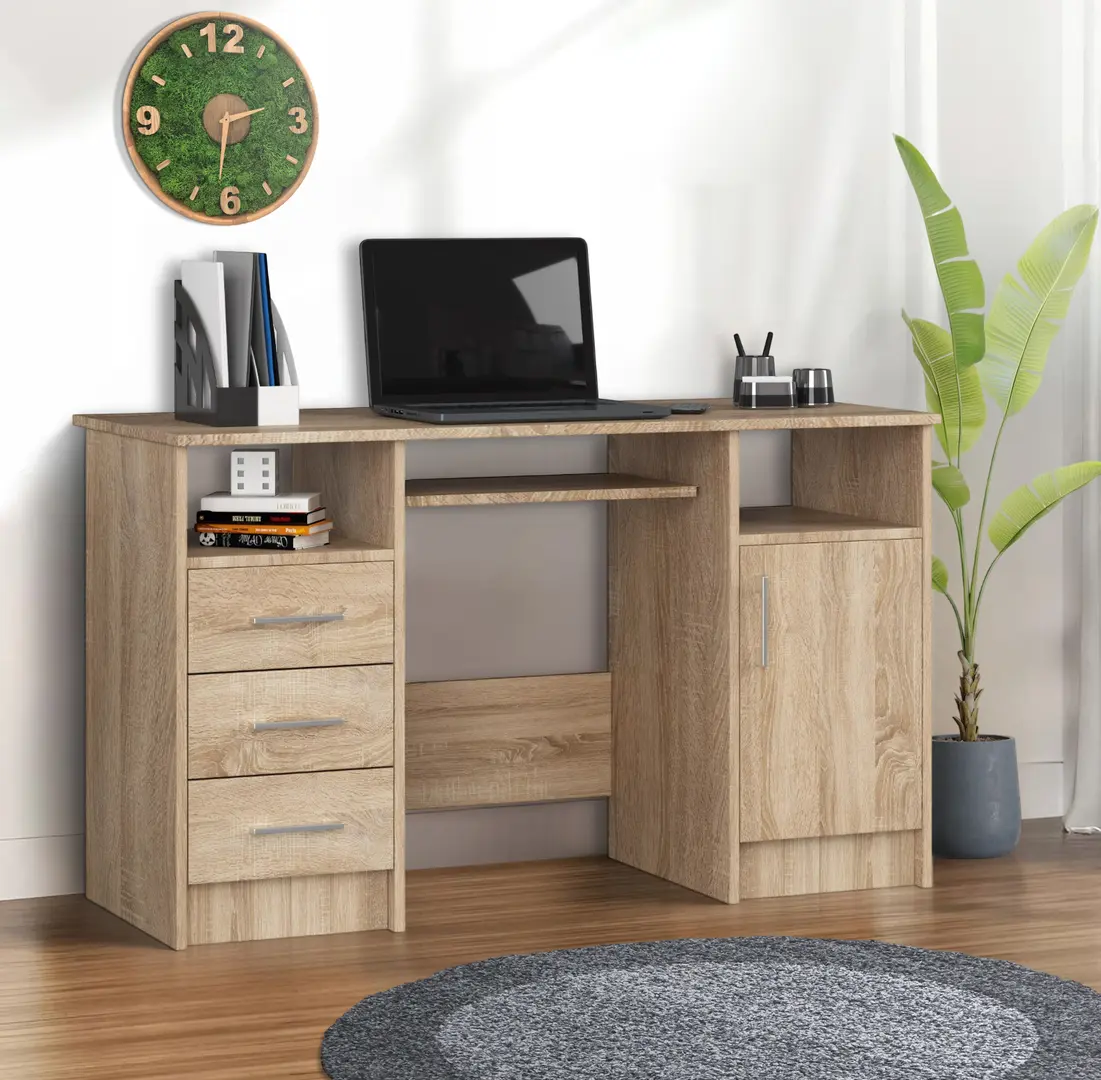 Masa pentru calculator Akord Ana 124cm (Sonoma Oak)