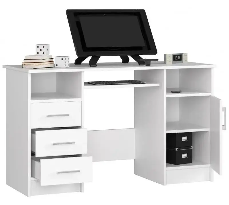 Стол компьютерный Akord Ana 124cm (White)
