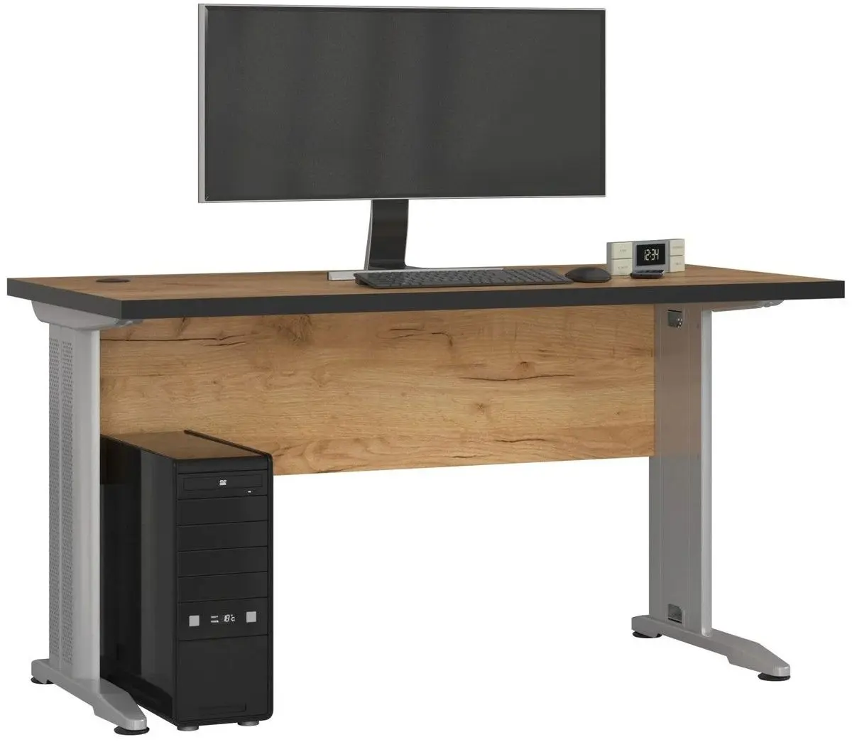 Стол компьютерный Akord BM-135 (Silver/Craft Oak)