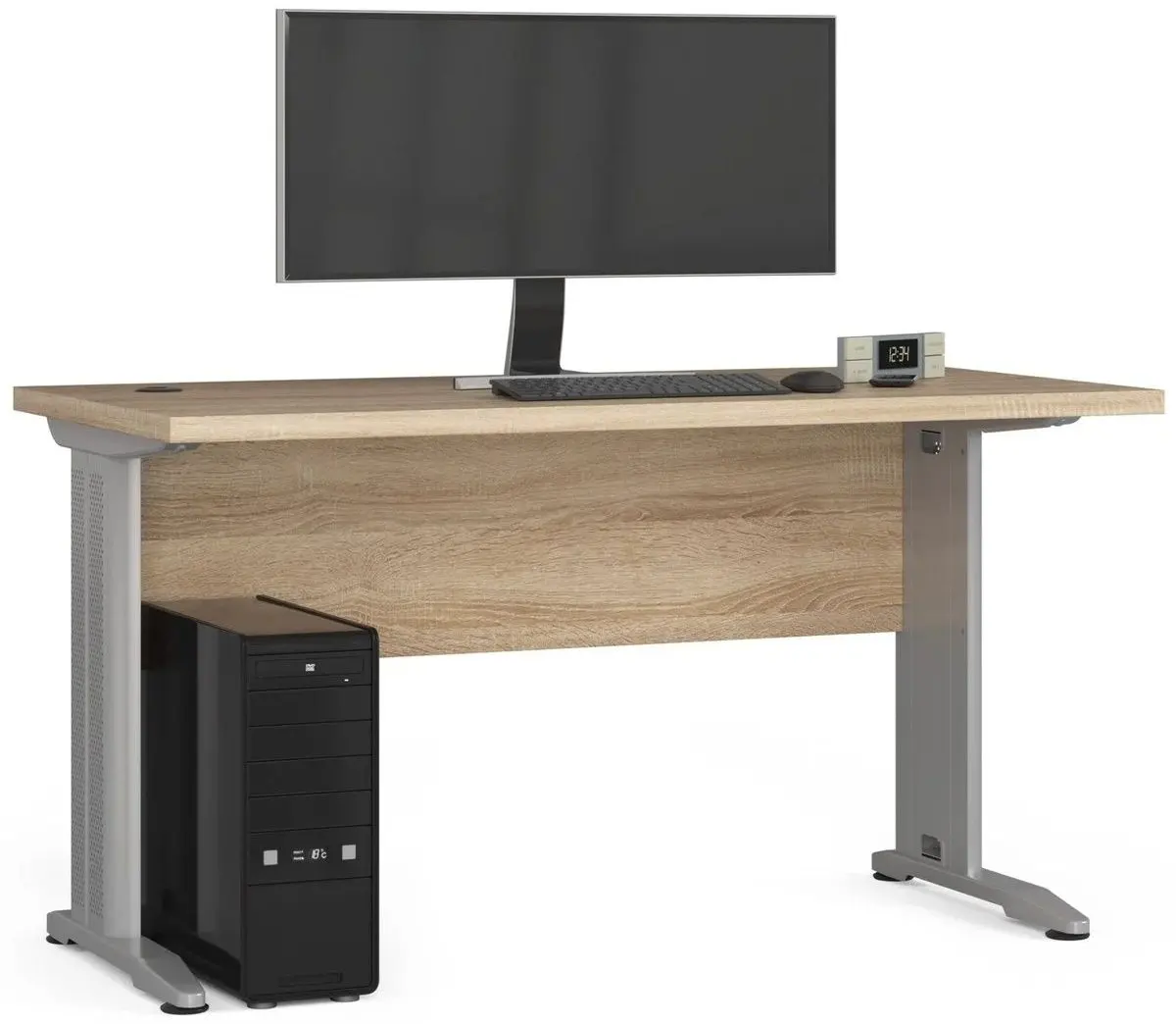 Masa de calculator Akord BM-135 (Silver/Sonoma Oak)