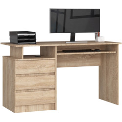 Masa pentru calculator Akord CLP 135cm (Sonoma Oak) Thumb