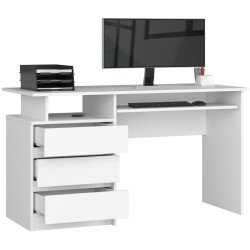 Masa pentru calculator Akord CLP 135cm (White) Thumb