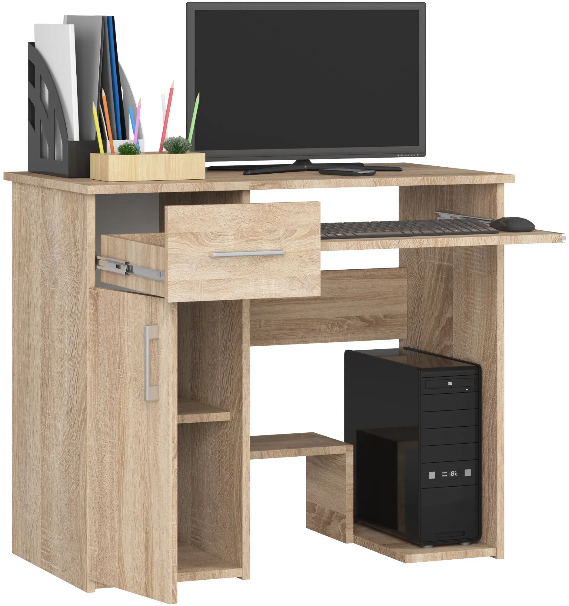 Masa pentru calculator Akord Jay 90cm (Sonoma Oak)