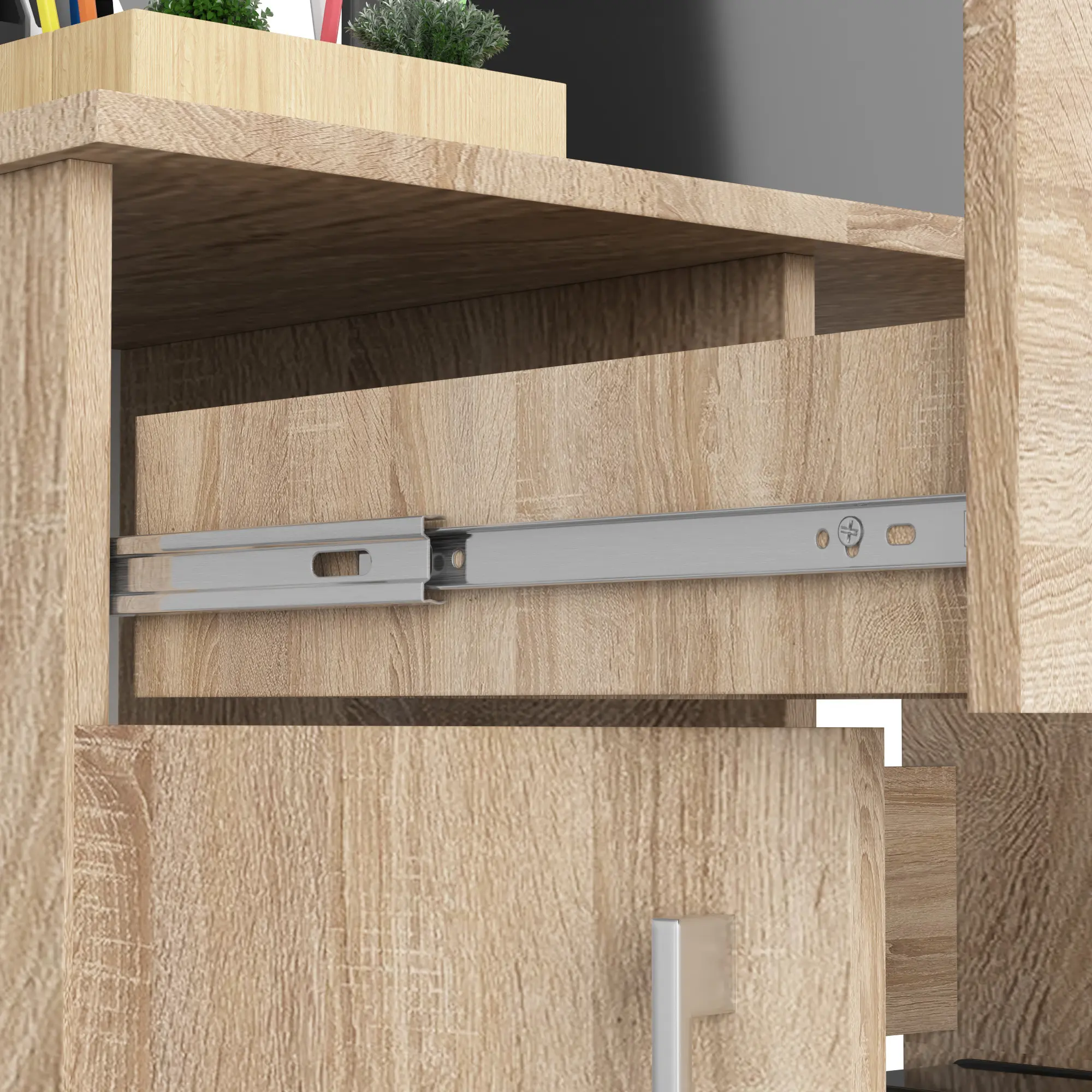 Masa pentru calculator Akord Jay 90cm (Sonoma Oak)