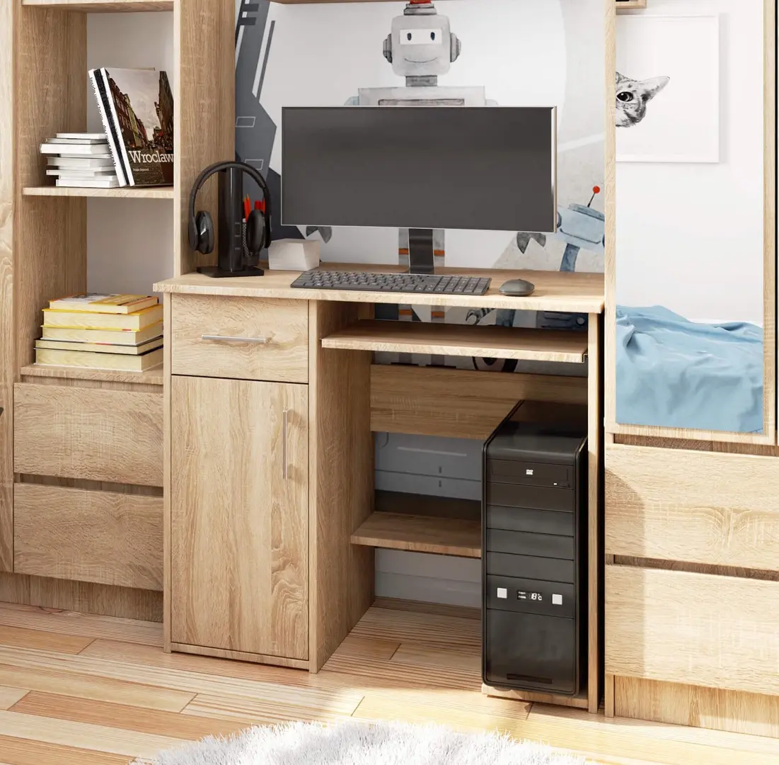 Masa pentru calculator Akord Jay 90cm (Sonoma Oak)