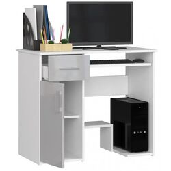 Стол компьютерный Akord Jay (White/Metallic Gloss) Thumb