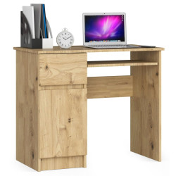 Masa pentru calculator Akord Piksel 90cm Left (Artisan Oak) Thumb