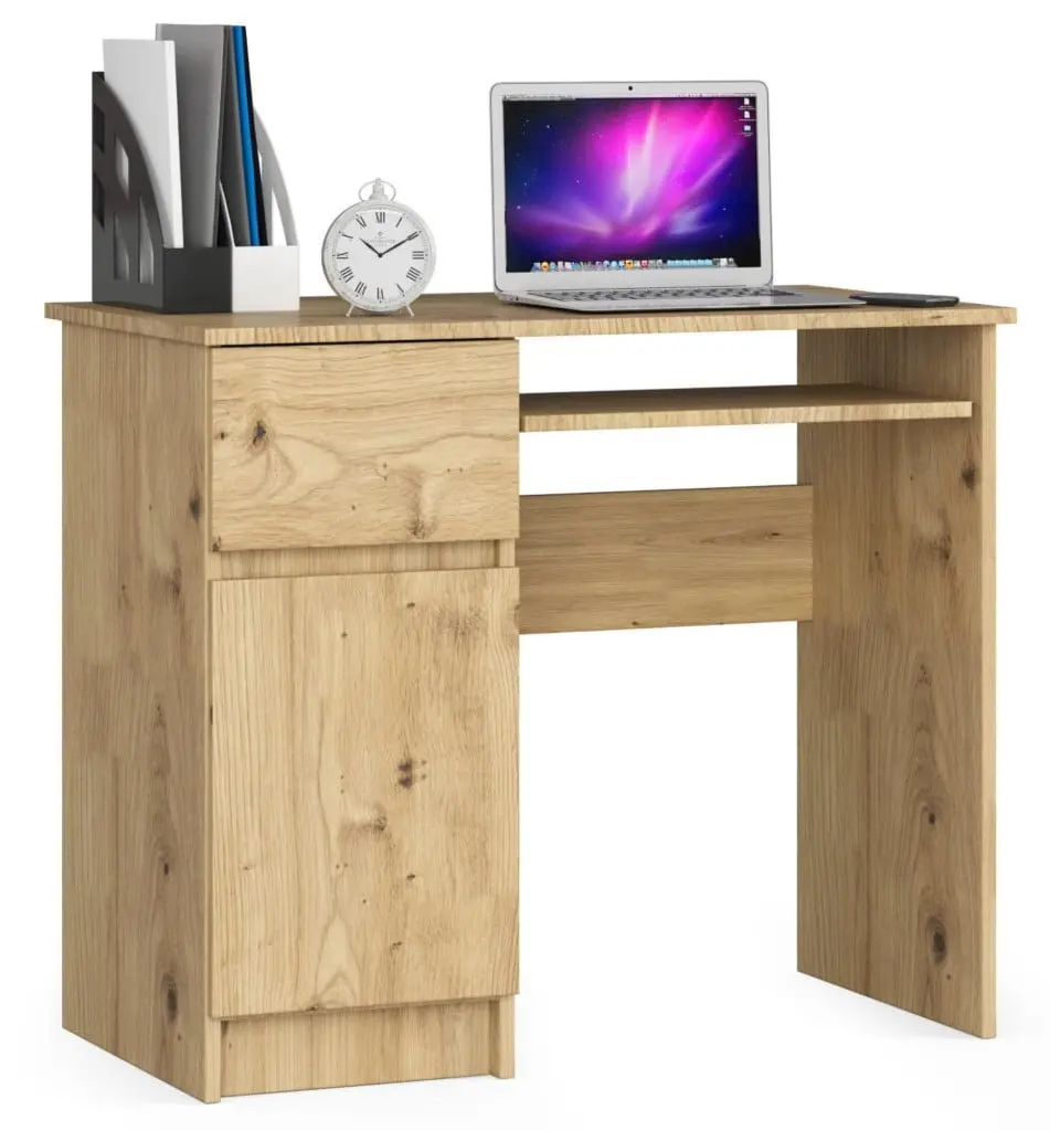 Masa pentru calculator Akord Piksel 90cm Left (Artisan Oak) - 2