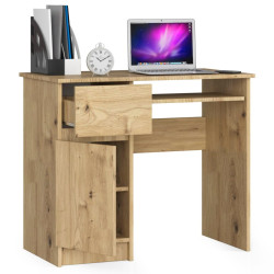 Masa pentru calculator Akord Piksel 90cm Left (Artisan Oak) Thumb