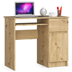 Masa pentru calculator Akord Piksel 90cm Right (Artisan Oak) Thumb