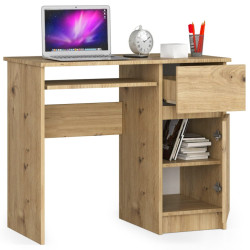 Masa pentru calculator Akord Piksel 90cm Right (Artisan Oak) Thumb