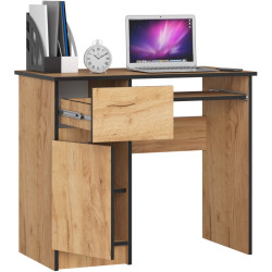 Masa pentru calculator Akord Piksel 90cm Left (Craft Oak) Thumb