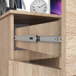 Masa pentru calculator Akord Piksel 90cm Left (Sonoma Oak) Thumb