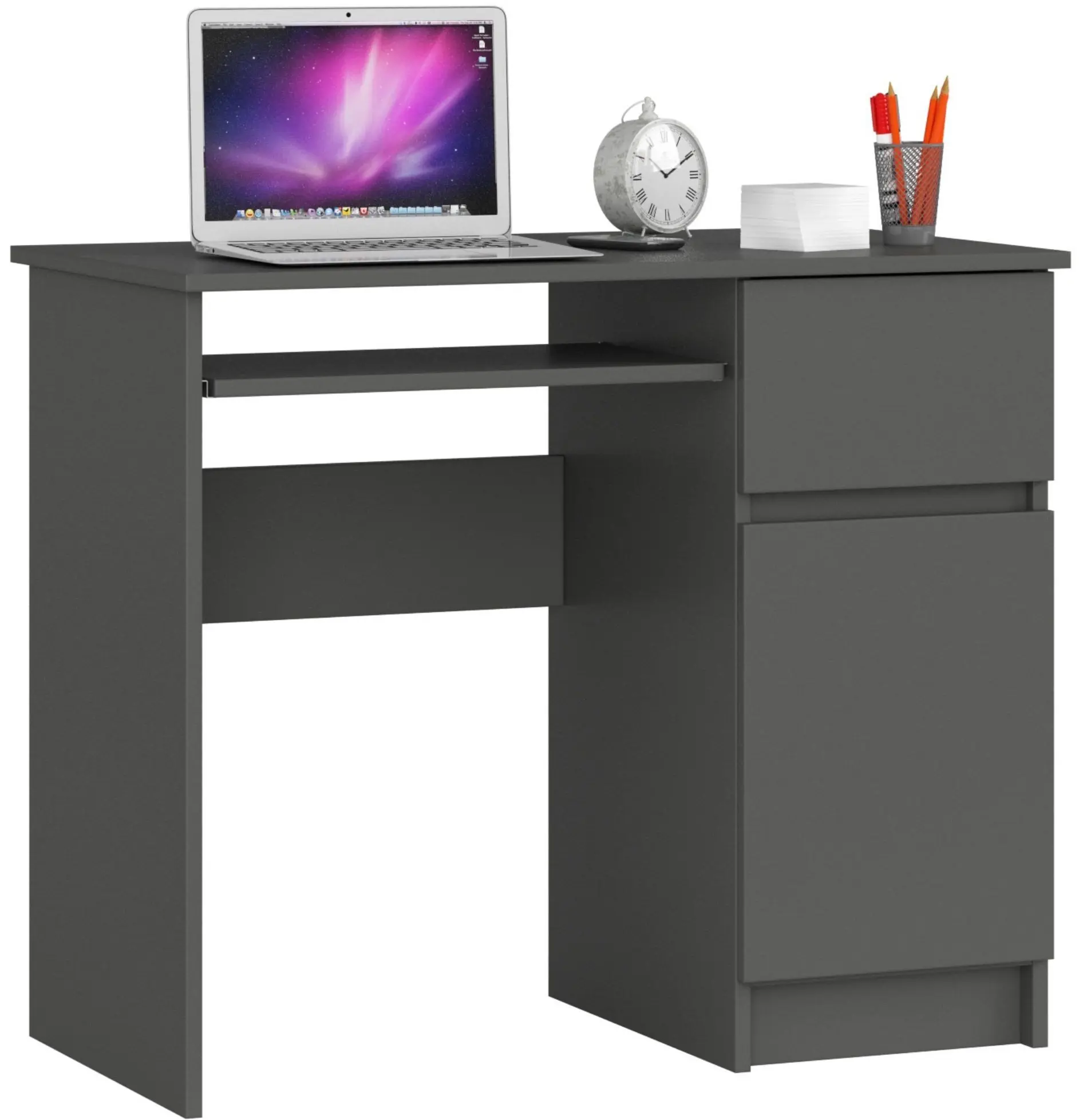 Masa pentru calculator Akord Piksel 90cm Right (Graphite Grey)