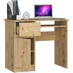 Masa de calculator Akord Piksel Left (Artisan Oak) Thumb