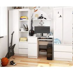 Masa de calculator Akord Piksel Left (White) Thumb