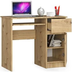 Masa de calculator Akord Piksel Right (Artisan Oak) Thumb