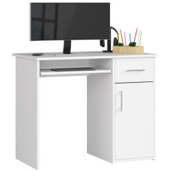 Стол компьютерный Akord Pin 90см (White) Thumb