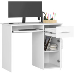 Стол компьютерный Akord Pin 90см (White) Thumb