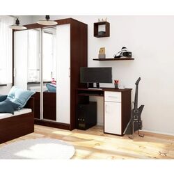 Masa de calculator Akord Pin (Wenge/White) Thumb