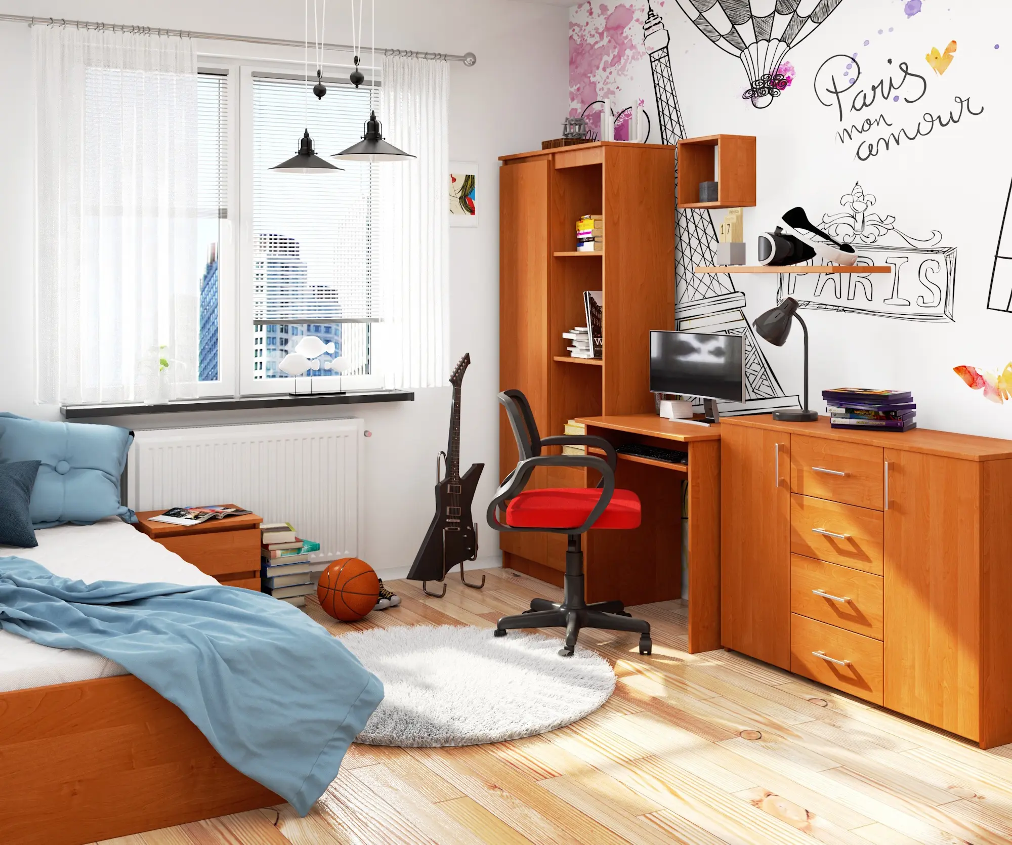 Masa pentru calculator Akord Star 68cm (Alder)