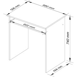 Masa pentru calculator Akord Star 68cm (Alder) Thumb