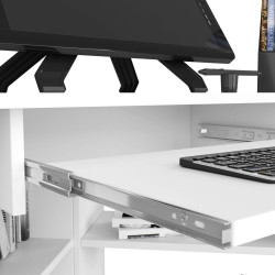 Masa pentru calculator Akord Ted 80cm (White) Thumb