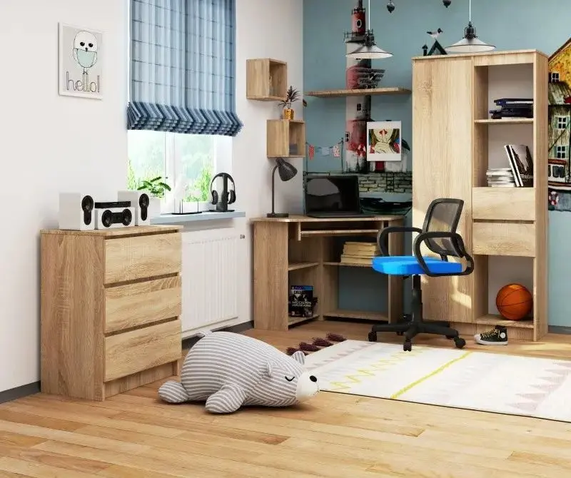 Masa de calculator Akord Ted (Sonoma Oak)