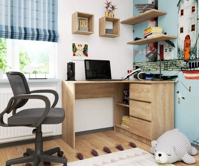 Masa pentru calculator Artool 164376-AK Right (Oak)