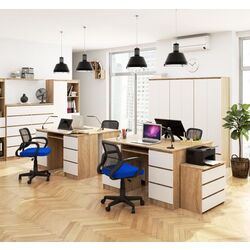 Masa pentru calculator Artool 381985-AK (Oak/White) Thumb