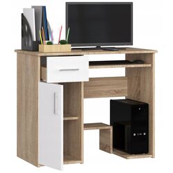 Masa pentru calculator Artool 383644-AK (Oak/White) Thumb