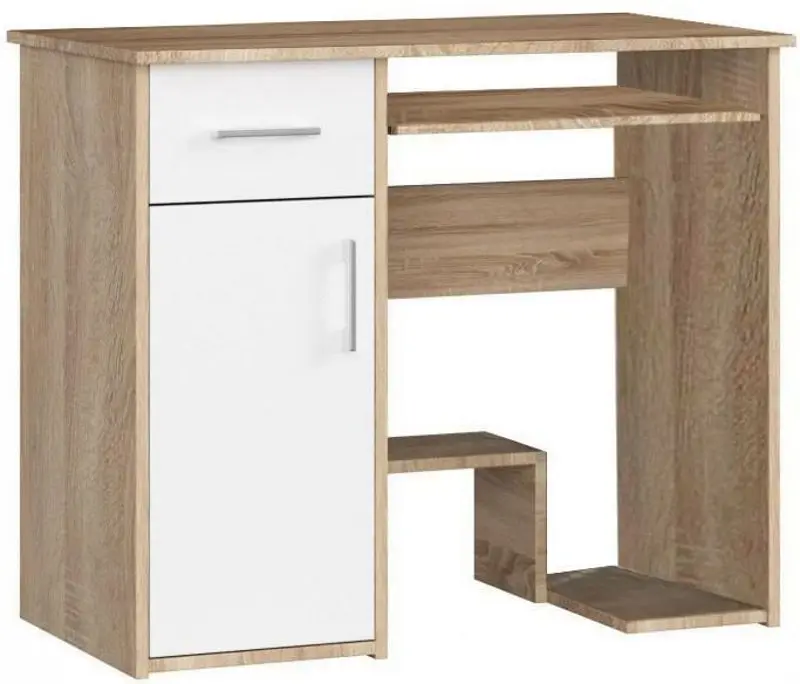 Masa pentru calculator Artool 383644-AK (Oak/White)