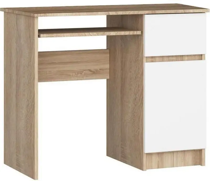 Masa pentru calculator Artool 389585-AK (Oak/White)