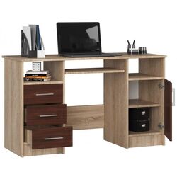 Masa pentru calculator Artool Ana 124x52x74 (Oak/Wenge) Thumb