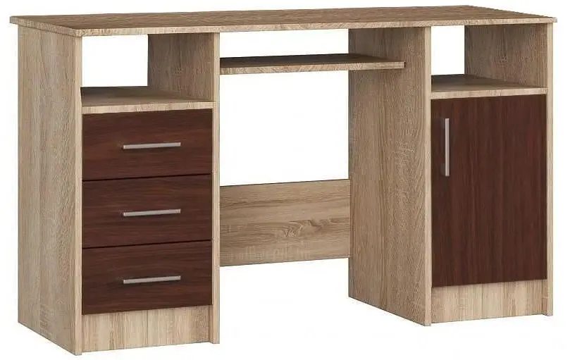 Masa pentru calculator Artool Ana 124x52x74 (Oak/Wenge)