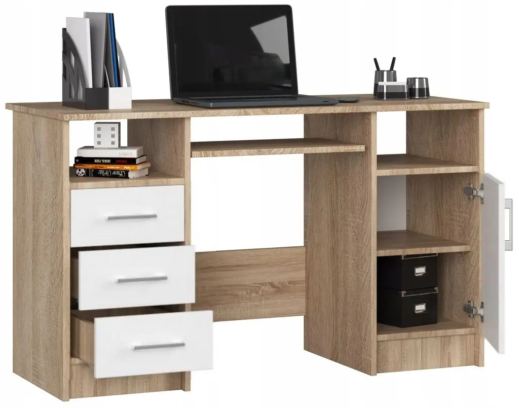 Стол компьютерный Artool Ana 124x52x74 (Oak/White) - 2