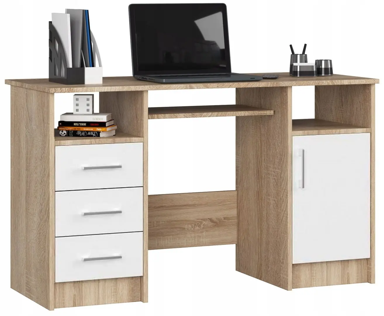 Стол компьютерный Artool Ana 124x52x74 (Oak/White)