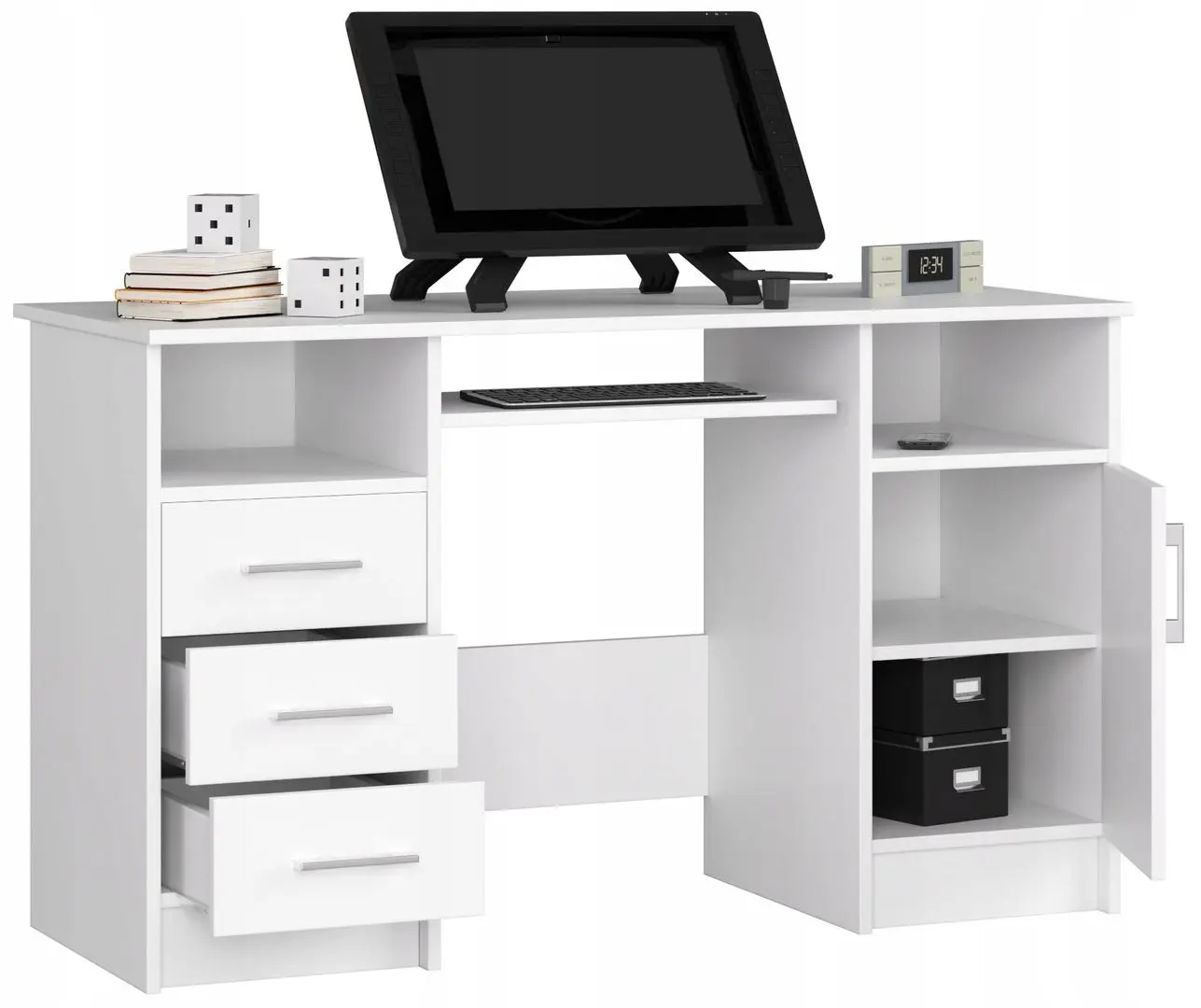 Masa pentru calculator Artool Ana 124x52x74 (White) - 2