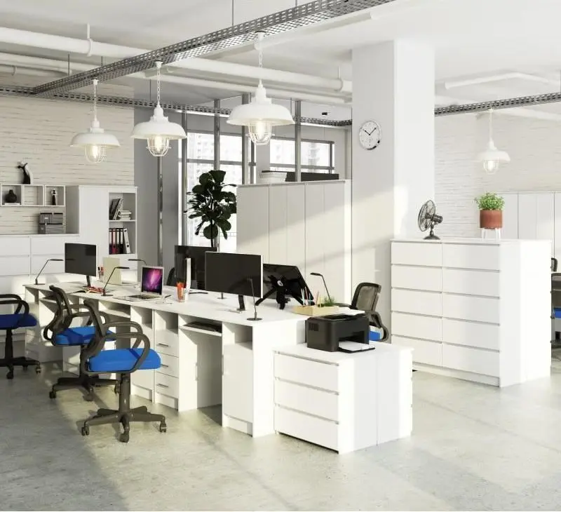 Masa pentru calculator Artool Ana 124x52x74 (White) - 5