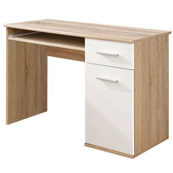 Masa de calculator ASM Dino DSW DI-06 (Sonoma Oak/White Matt)