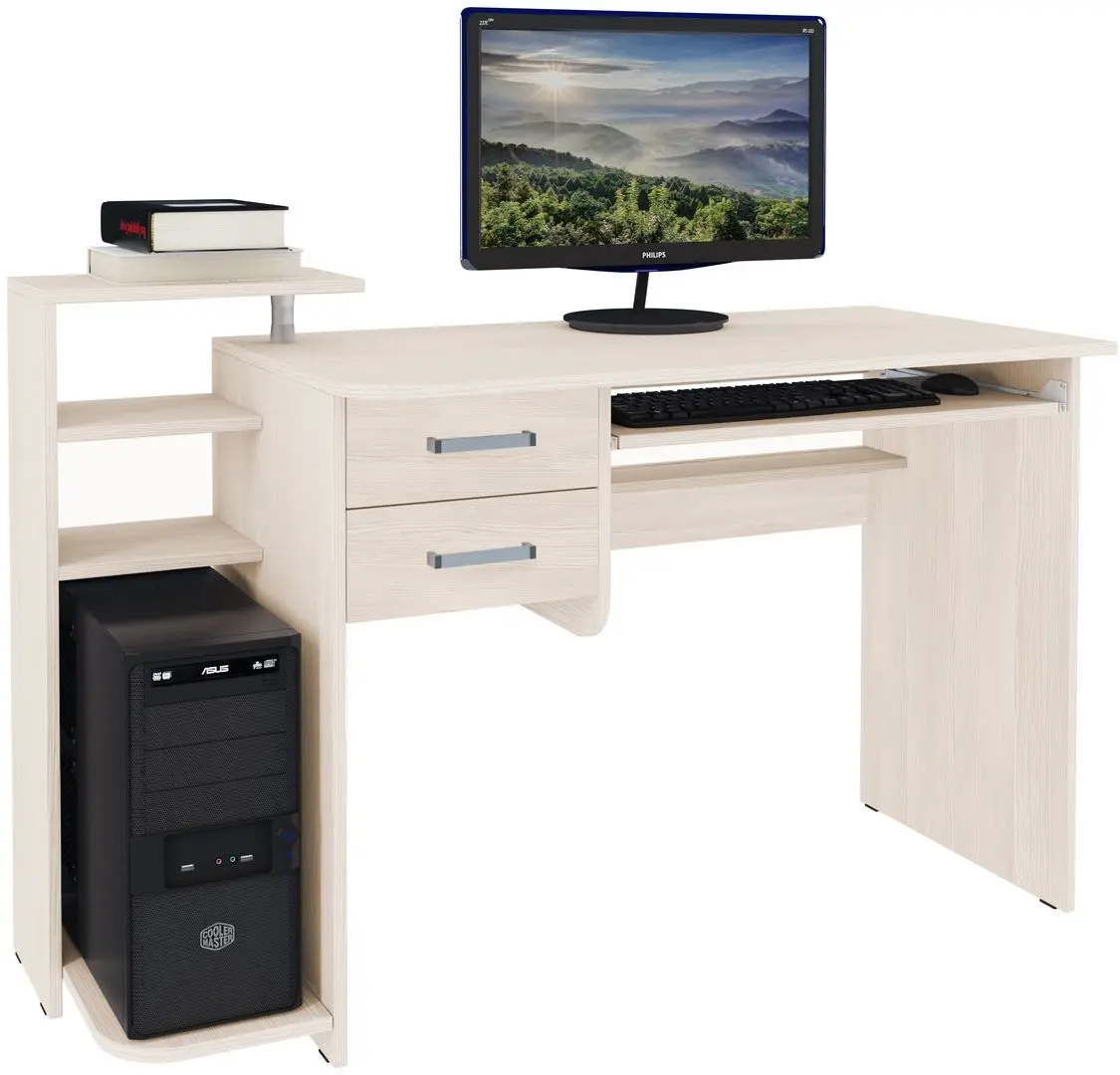 Masa de calculator Астрид-Мебель ЦРК.КСТ.12 (Bodega Light)