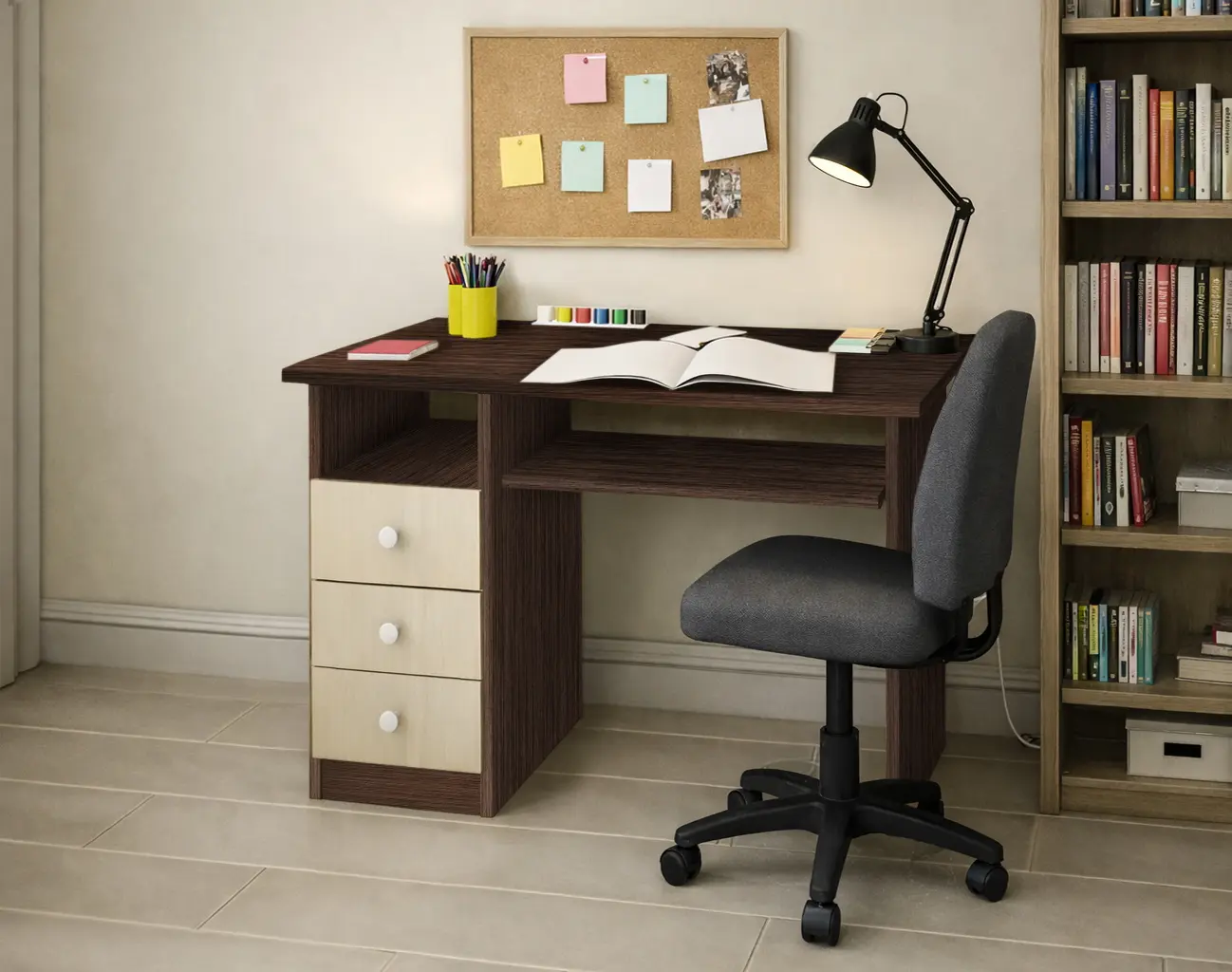 Masa de calculator Bafimob KS-100 3 sertare - 2