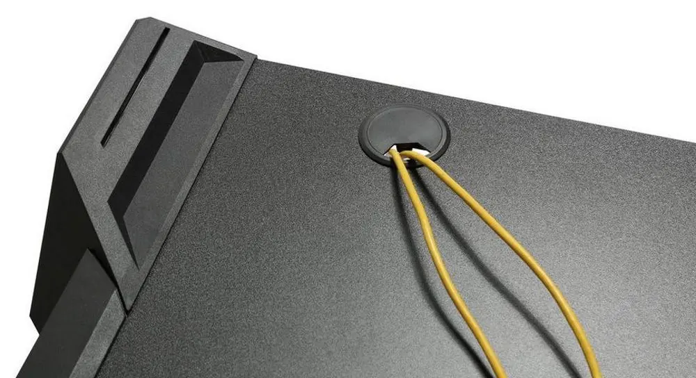 Стол компьютерный с подсветкой Blackmount GMD01-1 (Inox/Black) - 5