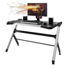 Стол компьютерный с подсветкой Blackmount GMD01-1 (Inox/Black) Thumb