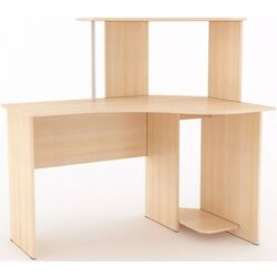 Masa de birou BonMebel КС 1200 de colt (Milk Oak)